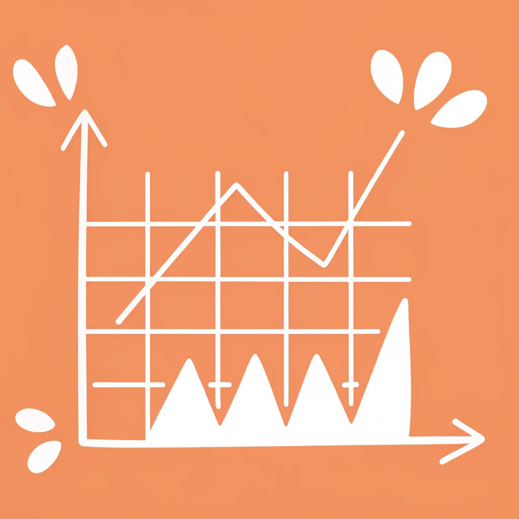 Market intelligence visualization showing trend analysis and competitive monitoring